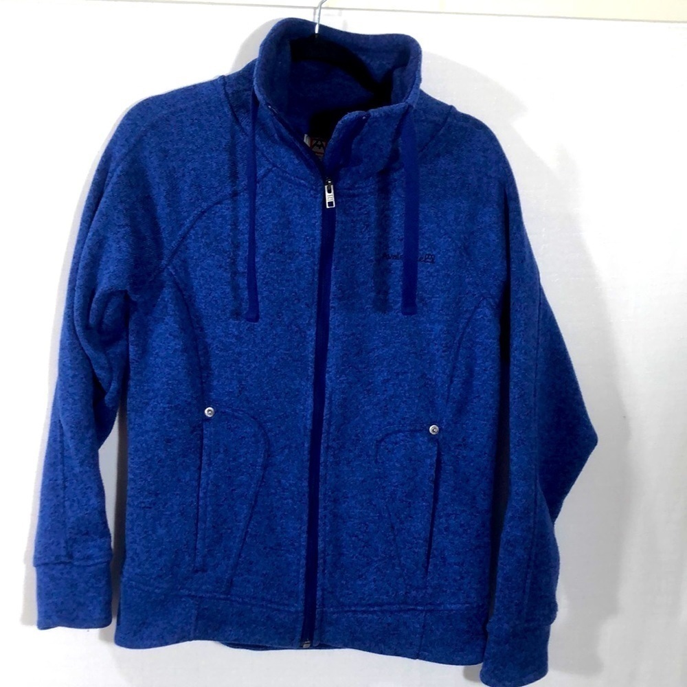 Avalanche zip up, Cobalt Blue, size small